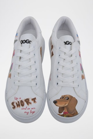 Baskets en cuir vegan Mini Puppy  - Multicolore