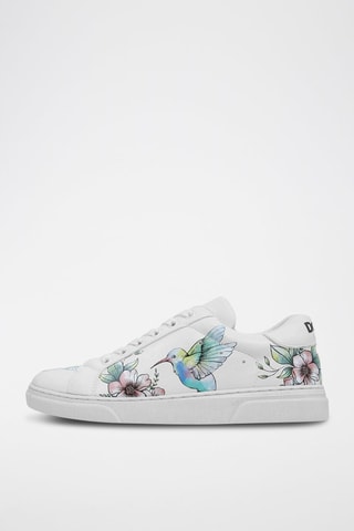 Baskets en cuir vegan As Free As a Bird  - Multicolore