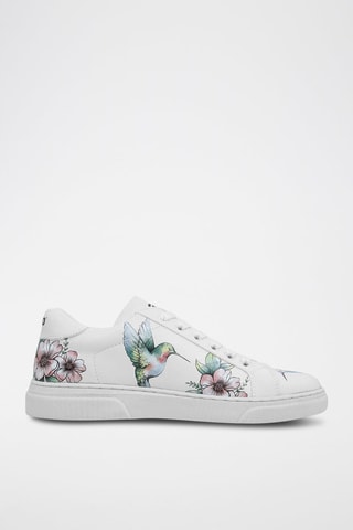 Baskets en cuir vegan As Free As a Bird  - Multicolore