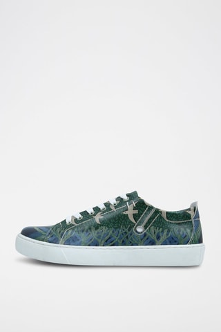 Baskets en cuir vegan The Forest Always Whispers  - Multicolore