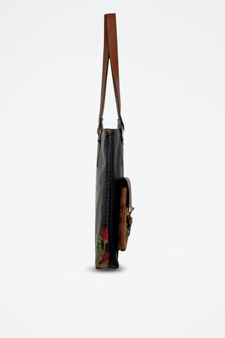 Cabas Bear and Flowers  - Multicolore
