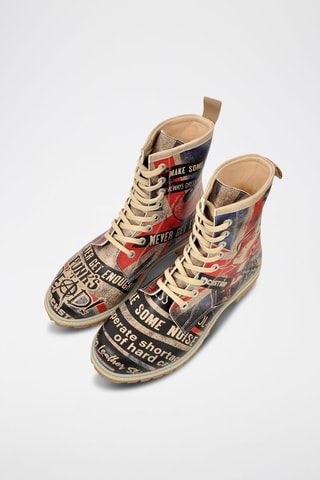 Bottines British punk - Multicolore