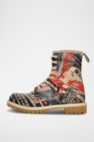 Bottines British punk - Multicolore