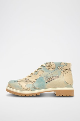 Bottines Around the world - Multicolore