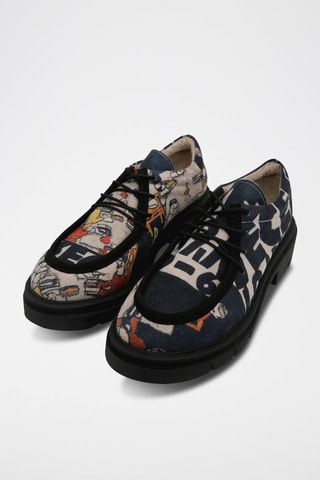 Derbys en cuir vegan Supper - Multicolore
