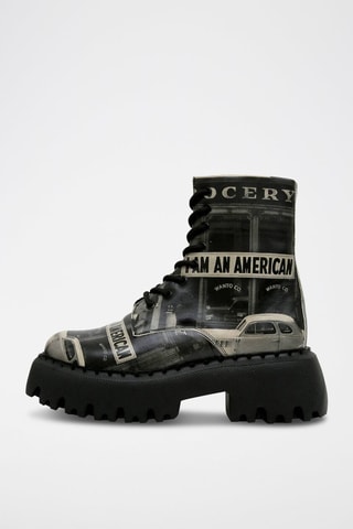 Bottines en cuir vegan I am an American  - Multicolore