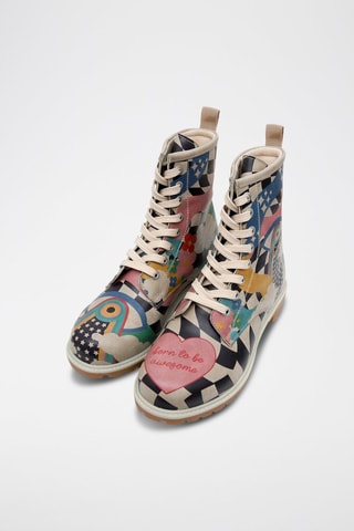 Bottines Born to be Awesome  - Multicolore