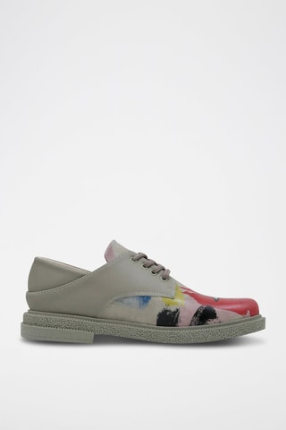 Derbys en cuir vegan The Creation of the Collage  - Multicolore