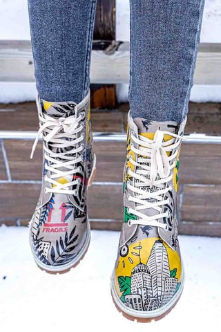 Bottines Fragile  - Multicolore