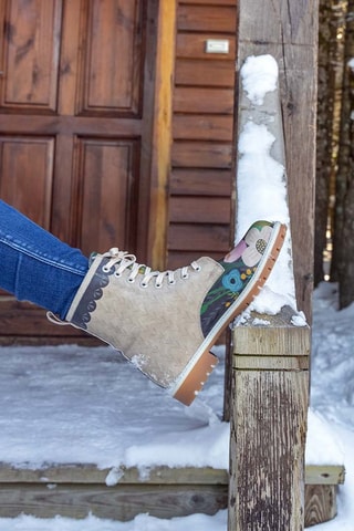 Bottines Bear and Flowers  - Multicolore