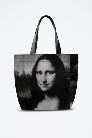 Cabas en cuir vegan Mona Lisa BW  - Multicolore