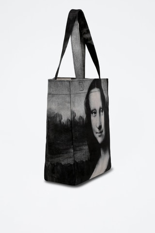 Cabas en cuir vegan Mona Lisa BW  - Multicolore