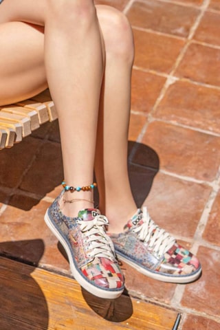 Baskets Mini Mosaic - Multicolore