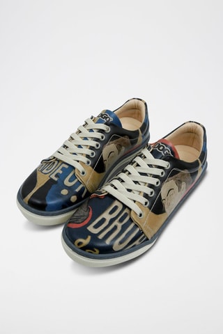 Baskets en cuir vegan Ambassadeurs  - Multicolore