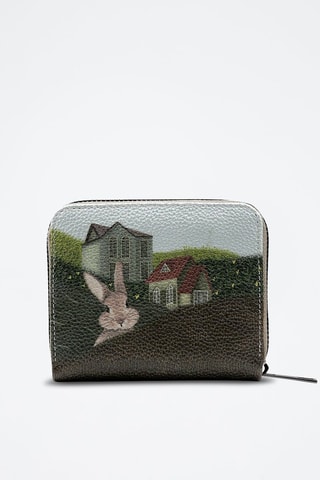 Portefeuille en cuir vegan Going on an Adventure  - Multicolore