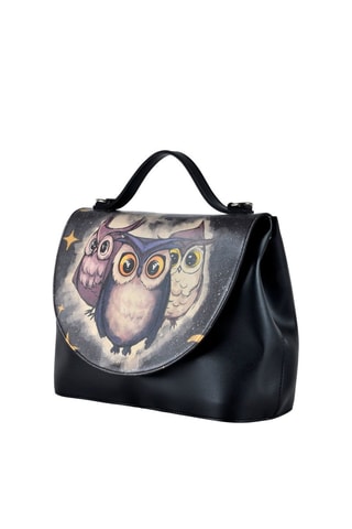 Sac bandoulière Owls Family - Multicolore