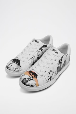 Baskets en cuir vegan Sunset Animals  - Multicolore