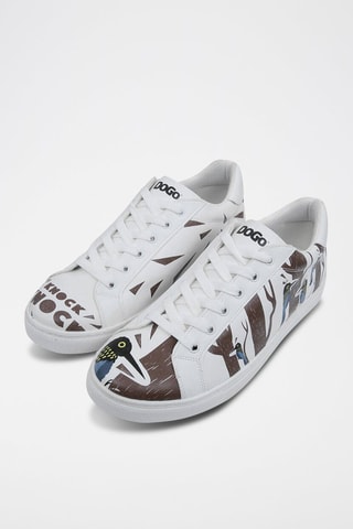 Baskets en cuir vegan Knock Knock  - Multicolore