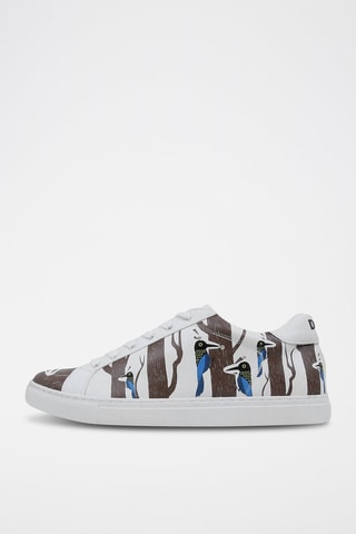 Baskets en cuir vegan Knock Knock  - Multicolore