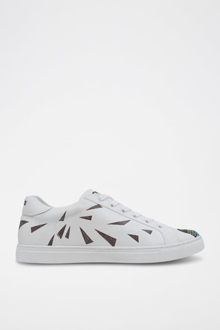 Baskets en cuir vegan Knock Knock  - Multicolore