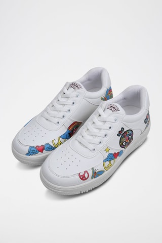 Baskets en cuir vegan Titi Titi et Grosminet? Looney Tunes  - Multicolore