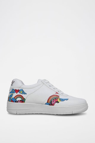 Baskets en cuir vegan Titi Titi et Grosminet? Looney Tunes  - Multicolore