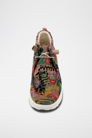 Baskets plateformes en cuir vegan Nova - Multicolore