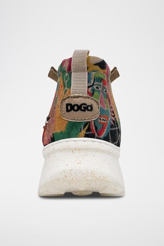Baskets plateformes en cuir vegan Nova - Multicolore