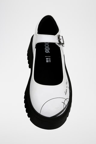 Babies plateformes en cuir vegan Mary  - Multicolore