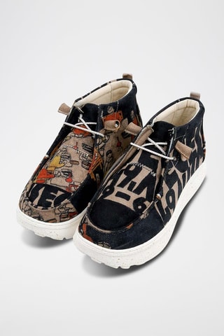 Derbys plateformes en cuir vegan Nova  - Multicolore