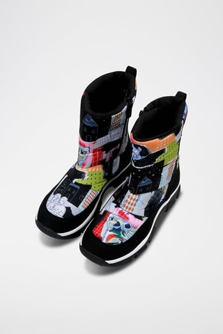 Bottes de neige en cuir vegan The Nice Mice  - Multicolore