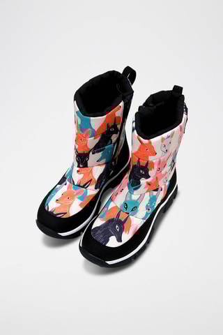 Bottes de neige en cuir vegan Sharpened Mind  - Multicolore