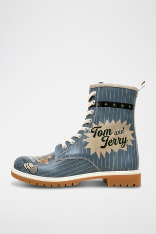 Bottines en cuir vegan Tom et Jerry Warner Bros  - Multicolore