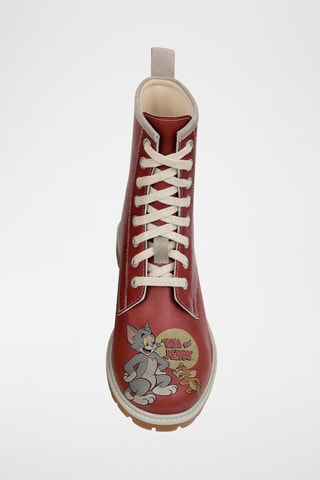Bottines en cuir vegan Tom et Jerry Warner Bros  - Multicolore