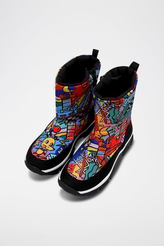 Bottes de neige en cuir vegan It Is Okay  - Multicolore