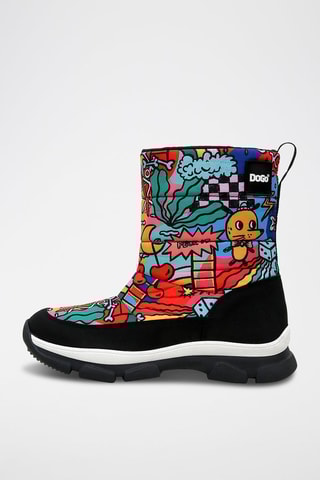 Bottes de neige en cuir vegan It Is Okay  - Multicolore