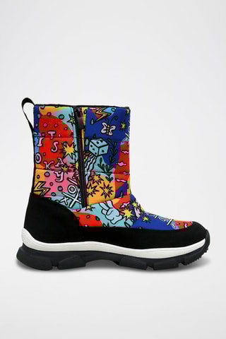 Bottes de neige en cuir vegan It Is Okay  - Multicolore