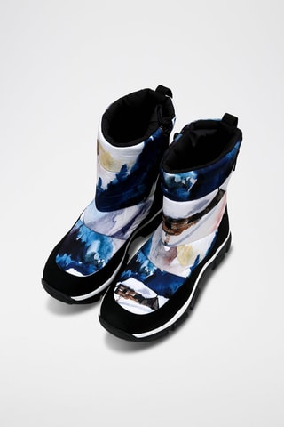 Bottes de neige en cuir vegan Snow and Ink  - Multicolore