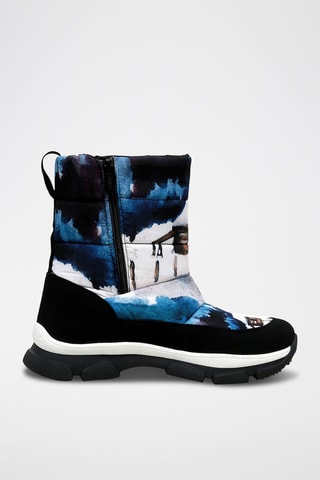 Bottes de neige en cuir vegan Snow and Ink  - Multicolore