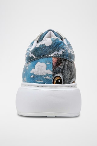 Baskets en cuir vegan Galata Cat  - Multicolore