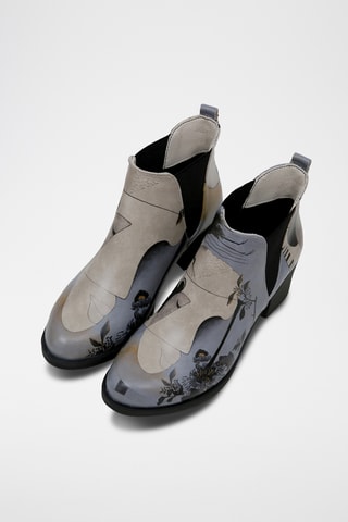 Bottines Chelsea en cuir vegan Eve  - Multicolore