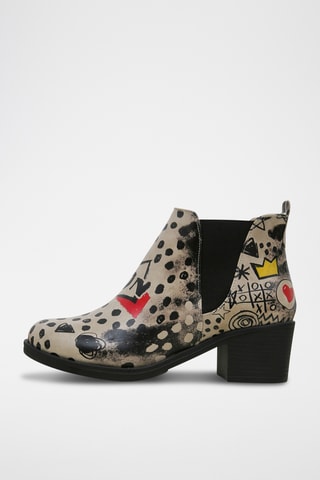 Bottines Chelsea en cuir vegan Eve  - Multicolore