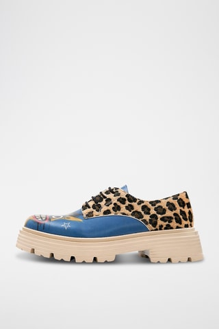 Derbys en cuir vegan Brooklyn  - Multicolore