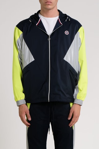 Veste de survêtement à capuche Tactel Wind - Bleu marine