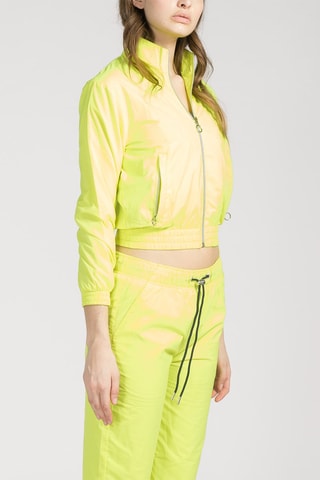Veste de survêtement Tactel Crop Jaune