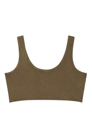 Brassière Urban Cut Crop Kaki