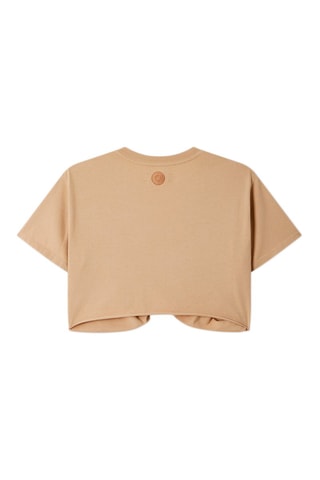 Crop-top Urban Node Crop Camel