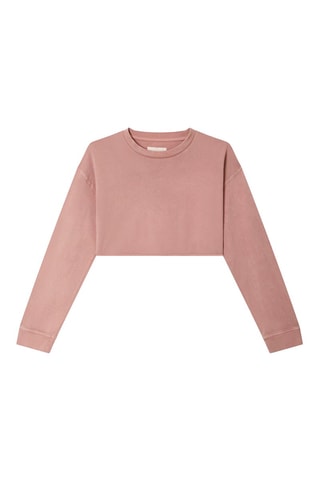 T-shirt court Urban Cropped Mauve