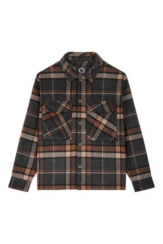 Surchemise en laine Wool Overpenny - Marron