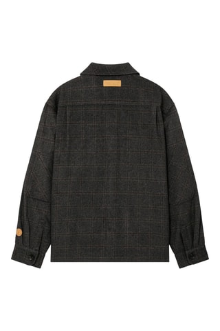 Surchemise en laine Wool Overpenny - Anthracite chiné